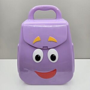 Dora The Explorer Talking Purple Plastic Backpack 2004 Not Working